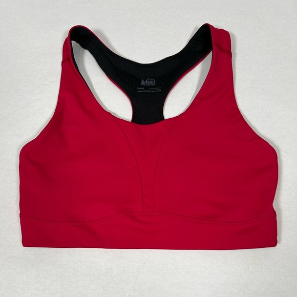 2 for$15 REI Red and Black Racerback Sports Bra - Picture 1 of 10
